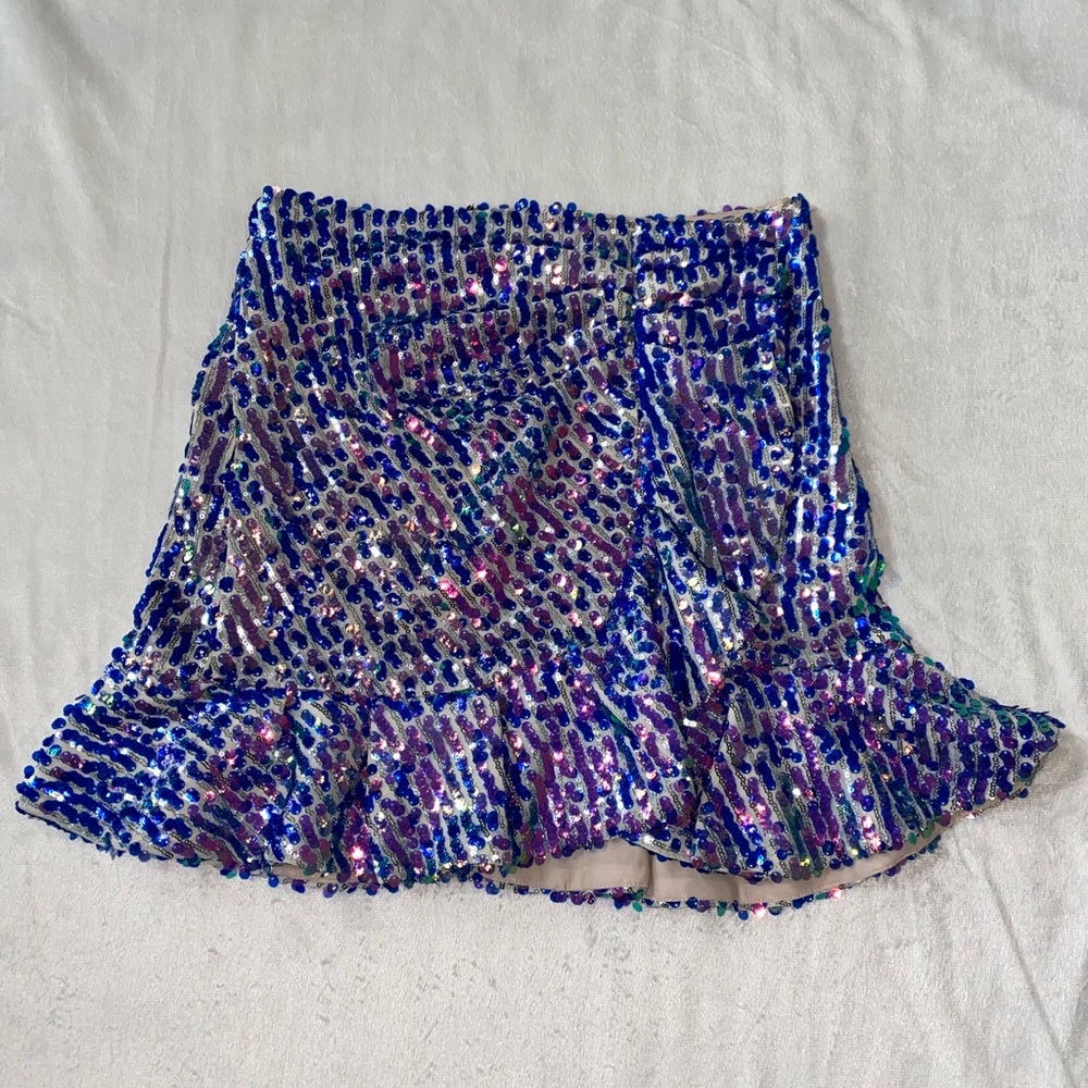 NWT Zara sequin skirt size small